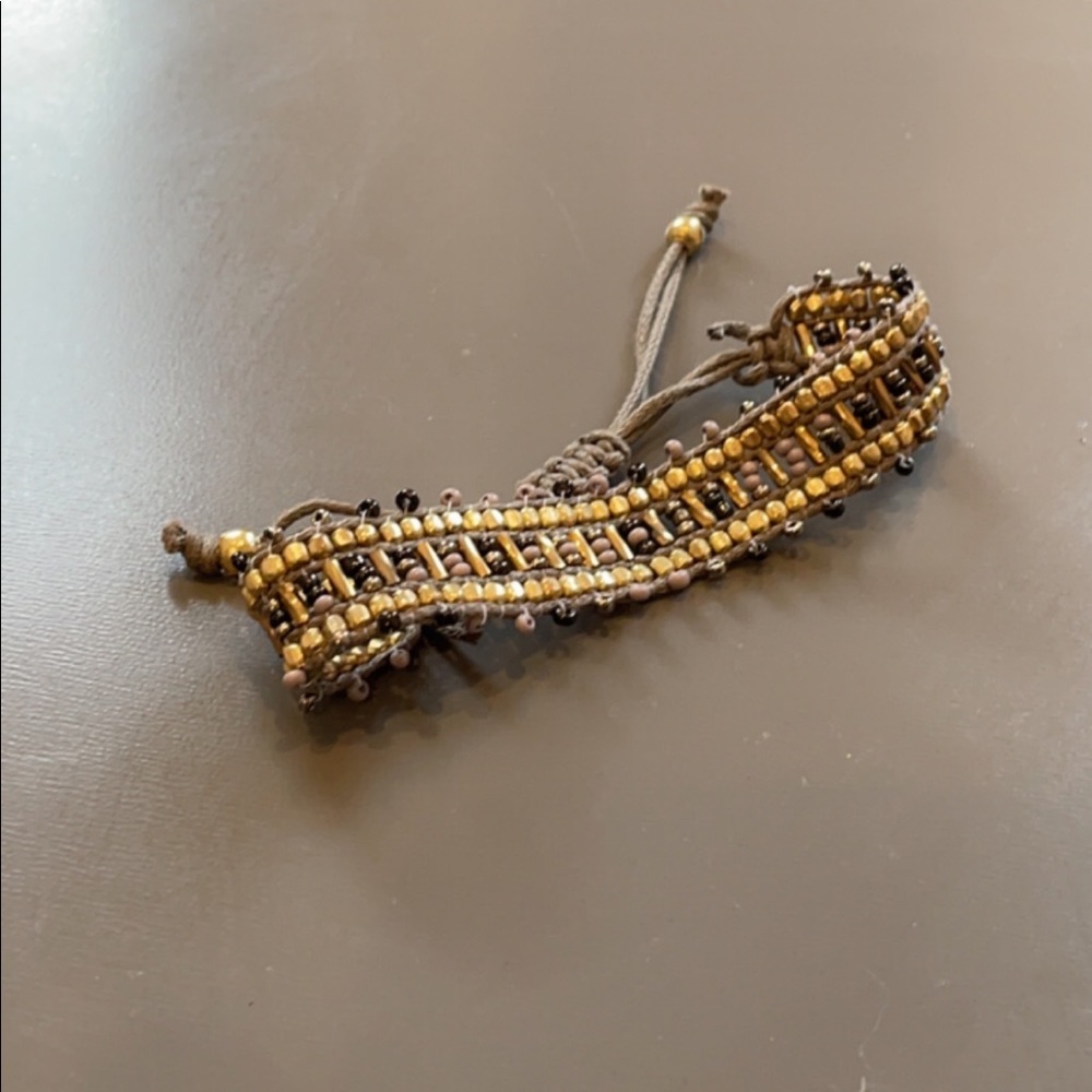 Boho drawstring bracelet